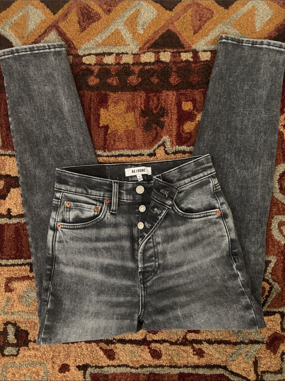 Re/Done 90s High Rise Ankle Crop